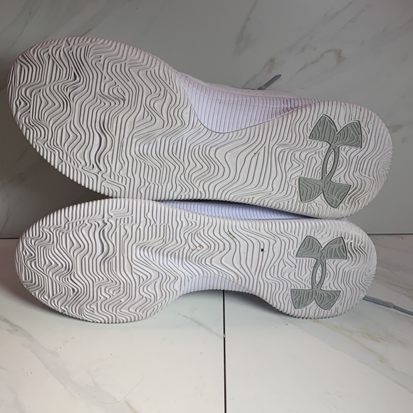 Under Armour Jet 2019 Basketball Shoes White and Gray Size 12 - Picture 9 of 9